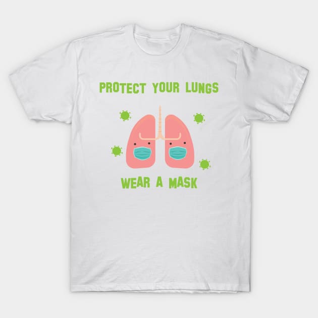 Wear a Mask T-Shirt by JevLavigne